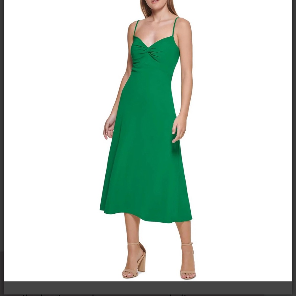 Guess Green midi dress